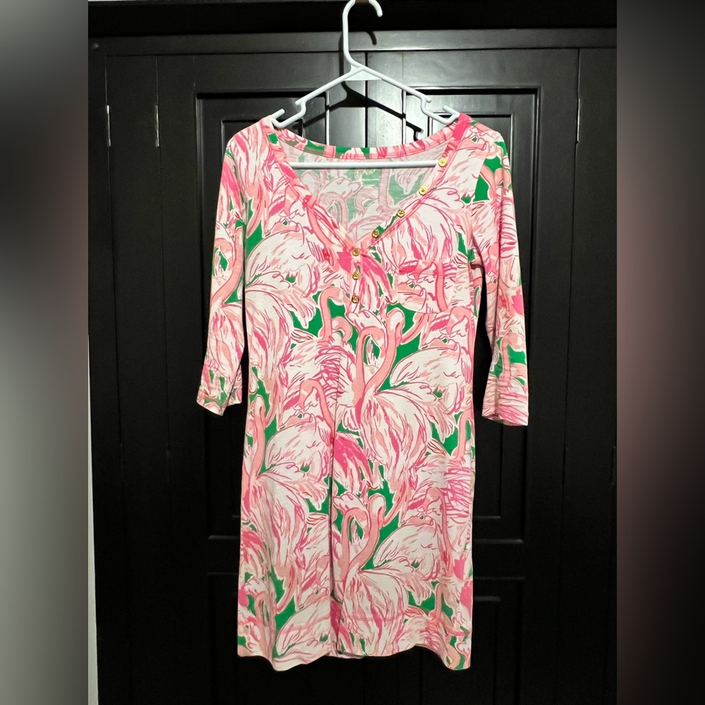 Lilly Pulitzer Flamingo Dress